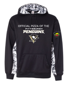 Badger - Digital Camo Colorblock Hooded Performance Sweatshirt with Penguins Logo