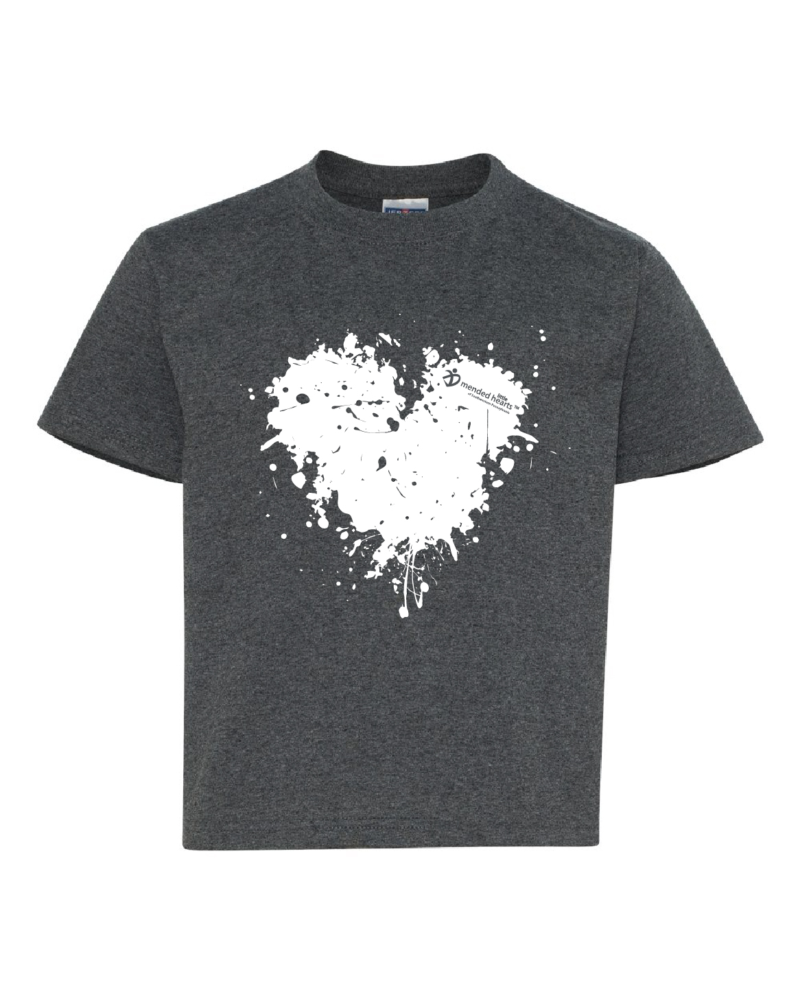 Splatter Heart Youth T-Shirt Available in Multiple Colors
