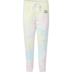 Independent Trading Co. Tie-Dyed Fleece Pants – Embroidered