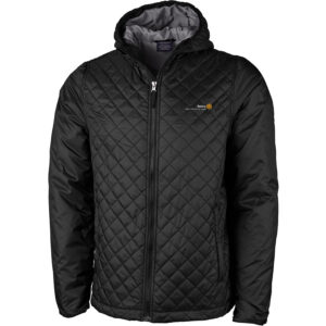 Charles River Men’s Lithium Quilted Hooded Jacket